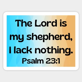 Bible Verse Psalm 23:1 Sticker